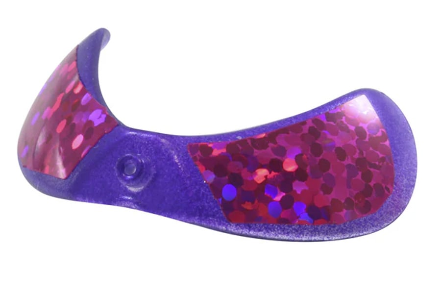 Northland #2 1 3/8 Inch Butterfly Blade Floatn Harness Purple Tiger