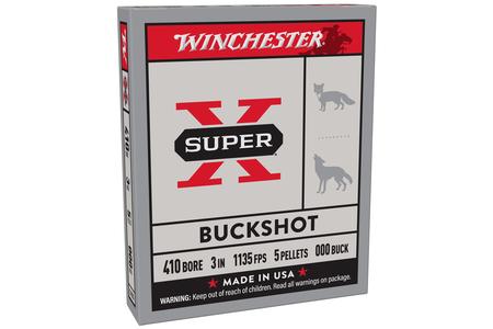 Winchester 410 Ga 3 in 5 oz 000 Super X 5/Box
