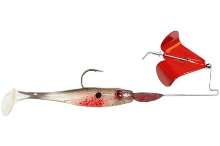 1/4OZ. SUICIDE SHAD BUZZBAIT SILVER/RED BLEED SHAD