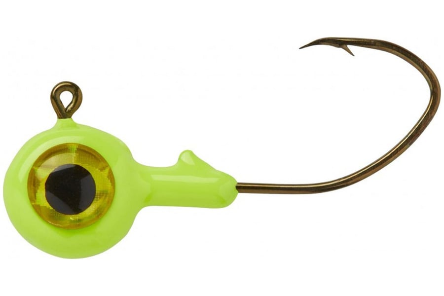 Mister Twister 1/8 Oz Sassy Stingum Jighead Chartreuse 