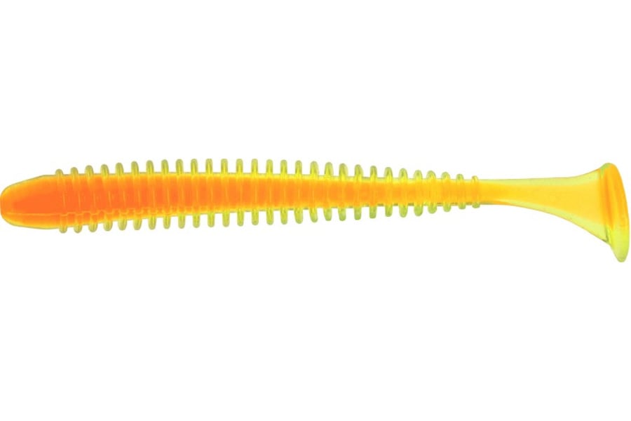 Mister Twister 4 Inch Sassy Swimmer Chartreuse Orange Core