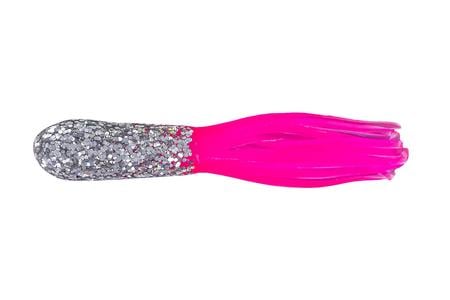 CRAPPIE TUBE-GLITTERHEAD 1.5IN@SILVER/PINK (50PK)