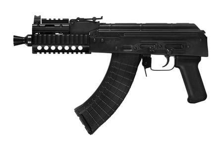 MICRO HELLPUP CORE 7.62X39MM 30+1 7` BLUED THREADED BARREL, QUAD PICATINNY RAIL