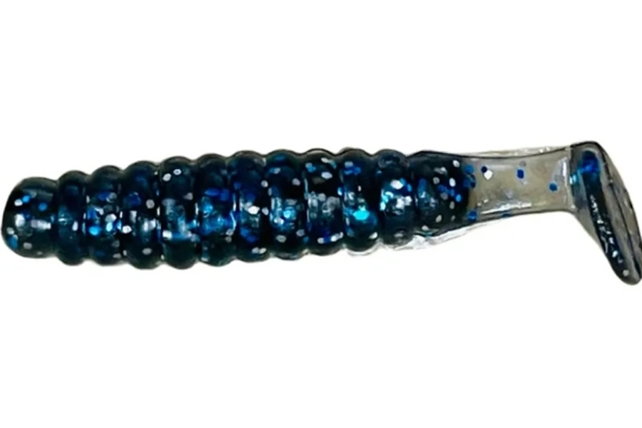 Charlie Brewers Slider 1 1/2" Crappie Panfish Grub Blue Gill