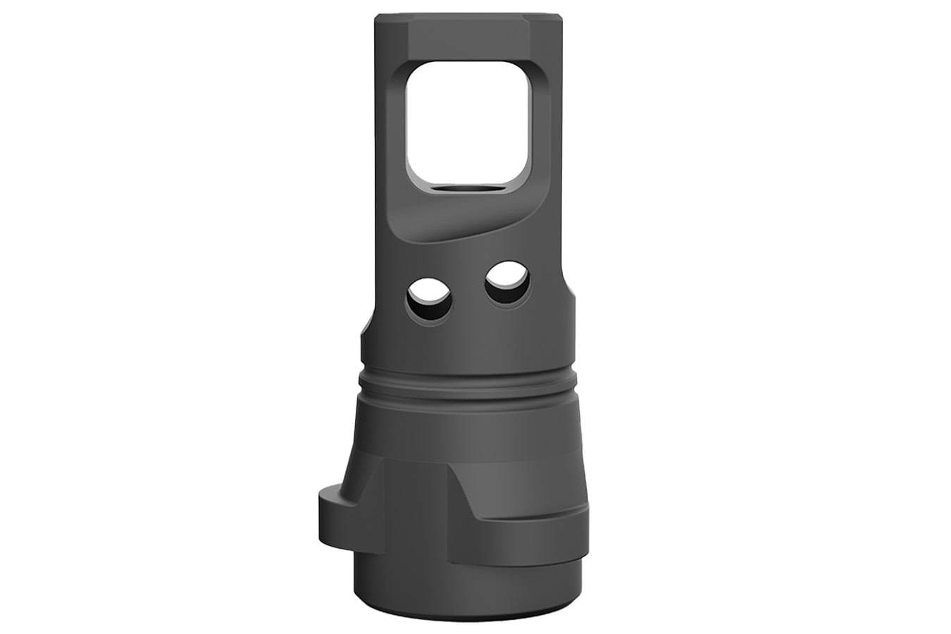 BREEK ARMS ECHO SINGLE-PORT MUZZLE BRAKE FOR 3QD .30 CAL 5/8X24 TPI 