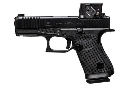 G19 GEN6 W/AIMPOINT 9MM LUGER 15+1 4.02` BLACK GMB BARREL, BLACK STEEL SERRATED