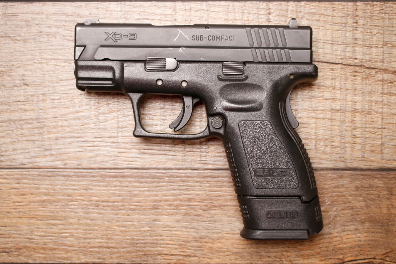 Springfield XD-9 Sub-Compact 9mm Police Trade-In Pistol
