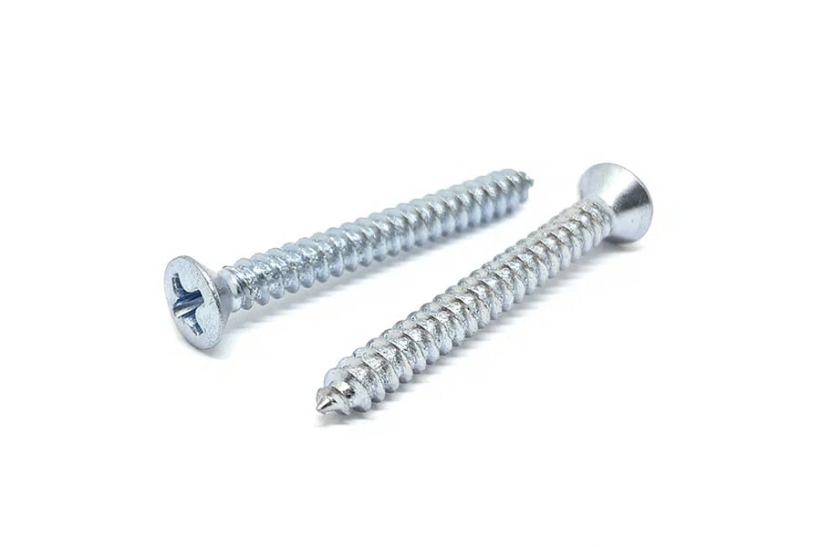 Seachoice 12x1 Foot Phillips Oval Head Tapping Screw 4 Pack