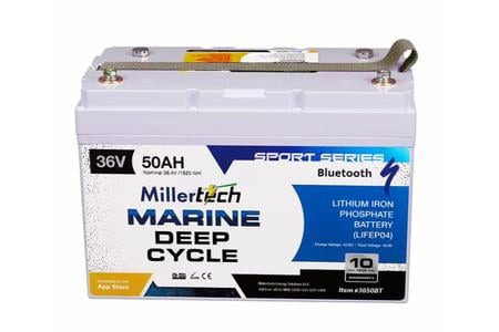36V 50AH SPORT SERIES LIFEPO4 LITHIUM BATTERY -BLUETOOTH
