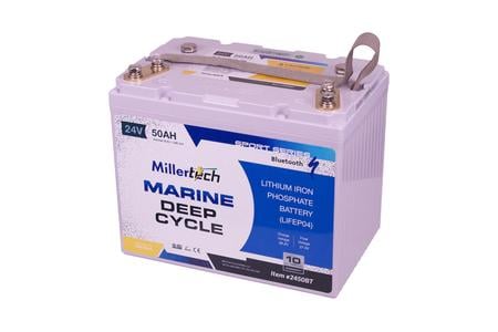 24V 50AH SPORT SERIES LIFEPO4 LITHIUM BATTERY -BLUETOOTH - GROUP 24