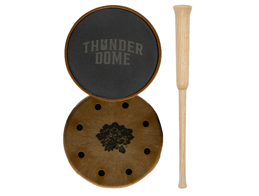 Rolling Thunder Game Calls Thunderdome Slate Pot Call with Hickory Striker