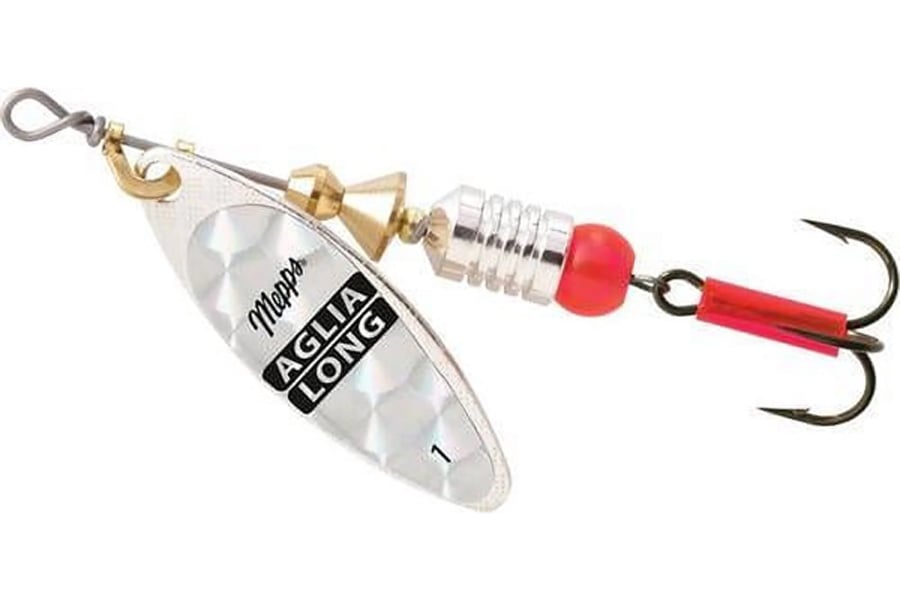 Mepps 1/8 Oz Aglia Long Plain Treble