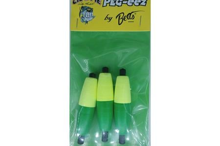MR. CRAPPIE PEGEEZ FLOATS 2IN CIGAR 3 PK 