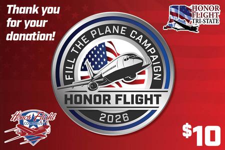 HONOR FLIGHT DONATION - 10 DOLLARS