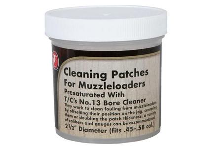 PRESATURATED 2.5IN NUMBER 13 CLEANING PATCHES, 100 CT 