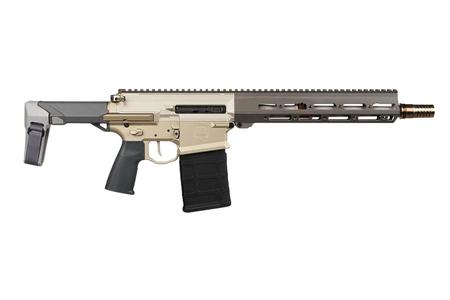 Q BOOMBOX 8.6 BLK, 12 IN, 1:3 TWIST, PISTOL (WITH BRACE), GRAY ACCENTS