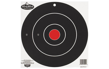BIRCHWOOD CASEY Dirty Bird Bulls-Eye 8 inch Targets (25-Pack)