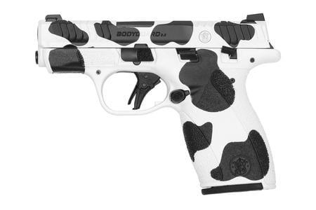 380 ACP, 2.75` BARREL, CERAKOTE FINISH, CUSTOM COW PRINT 12 RND AND 10RND