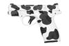 SMITH AND WESSON 380 ACP, 2.75` BARREL, CERAKOTE FINISH, CUSTOM COW PRINT 12 RND AND 10RND