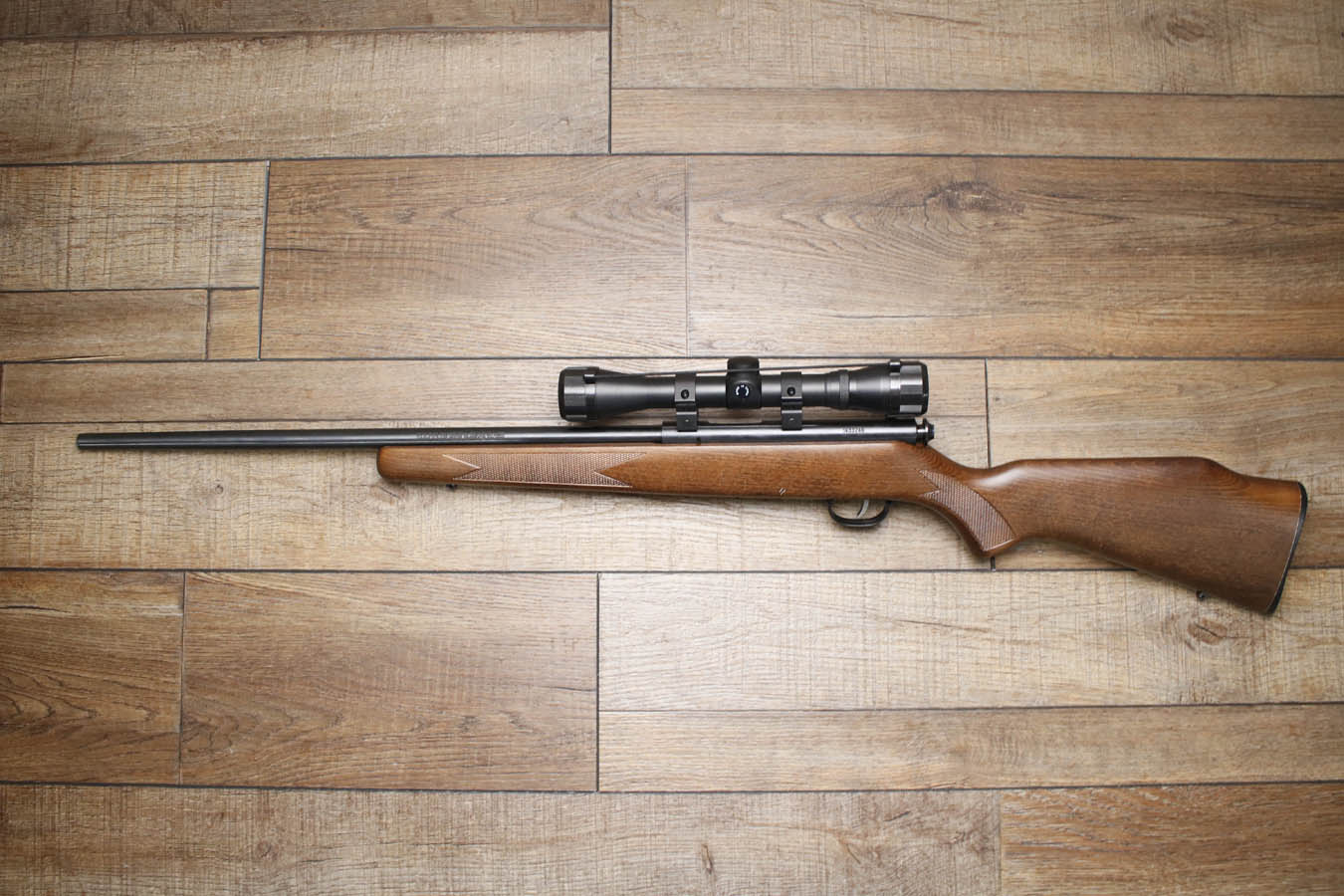 Savage Mark II 22 LR Police Trade-In Rifle with Scope (No Magazine)