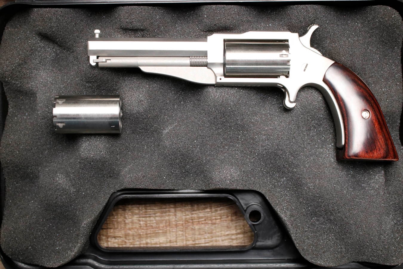 North American Arms 22 WMR Police Trade-In Mini Revolver with Two Cylinders
