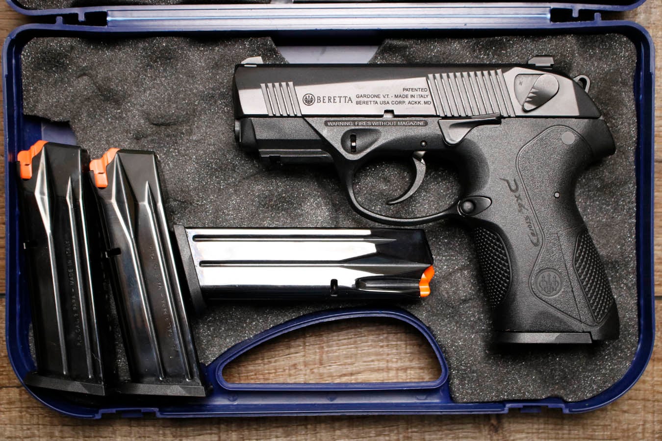 Beretta PX4 Storm 9mm Police Trade-In Pistol with 3 Magazines and Case