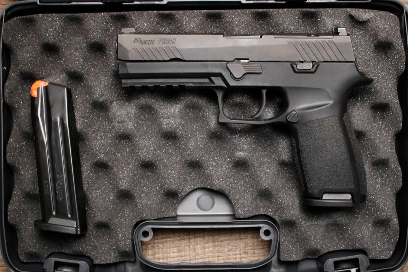 Sig Sauer P320 Full Size 9mm Optic Ready Police Trade-In Pistol with Night Sights (Very Good Condition)