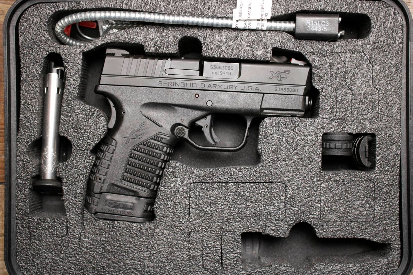 Springfield XDS-9 9mm Police Trade-In Pistol with Original Box and Two Magazines