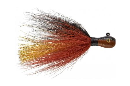 1/8OZ. BUCKTAIL JIG BLACK/BROWN