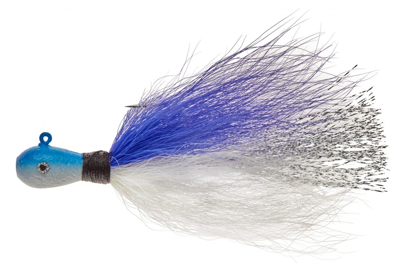 Mepps Bucktail Jig - 1/4oz (Blue White)