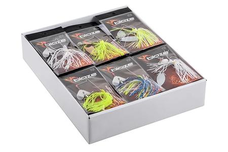 SPINNERBAIT/BUZZ ASST 48PC 