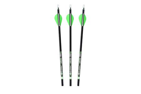 UFO LIGHTED ARROW 30` CARBON COMPOUND SIZE 340 GREEN 3PK