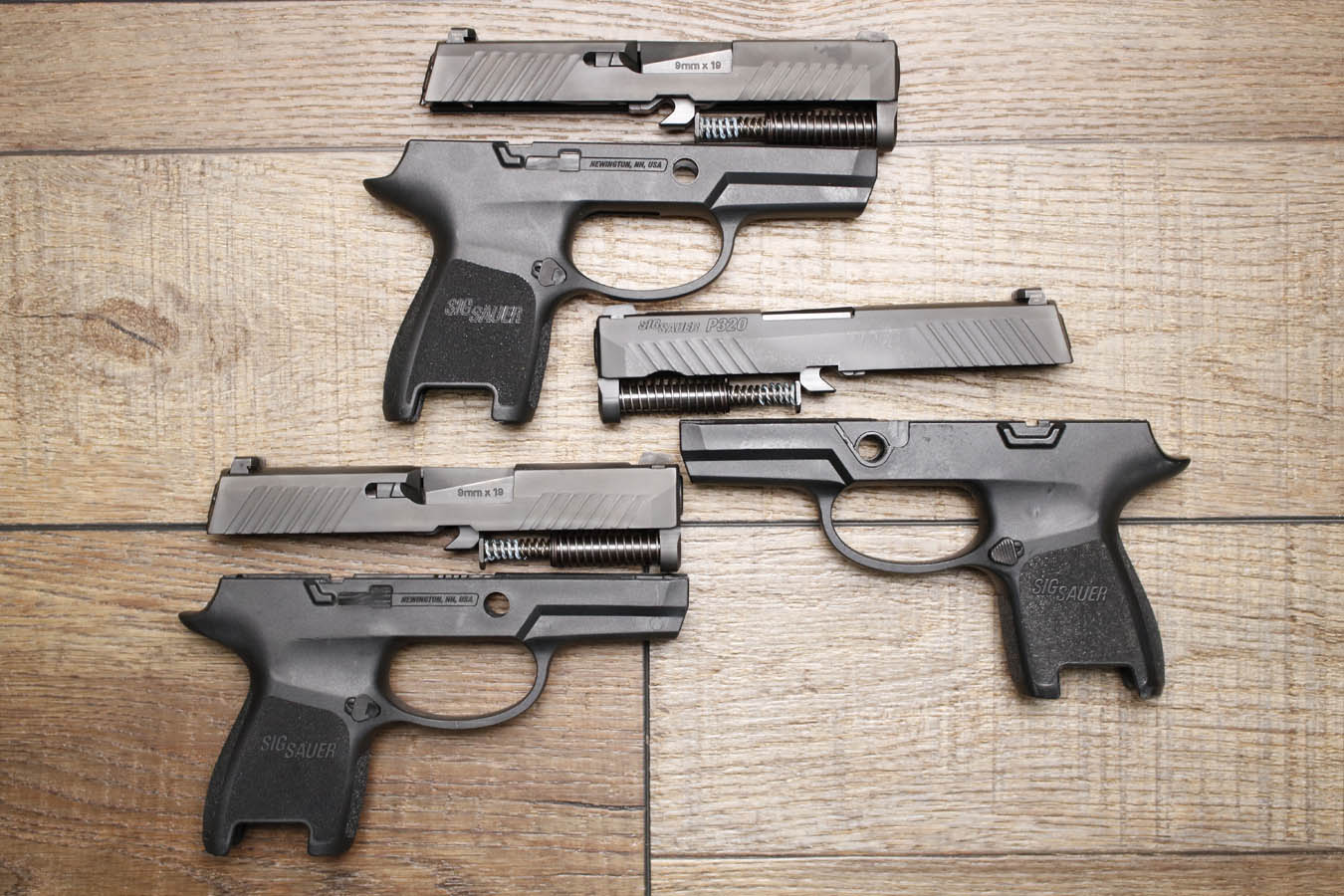 Sig Sauer P320 Sub Compact 9mm Cal X Police Trade-In Parts Kit