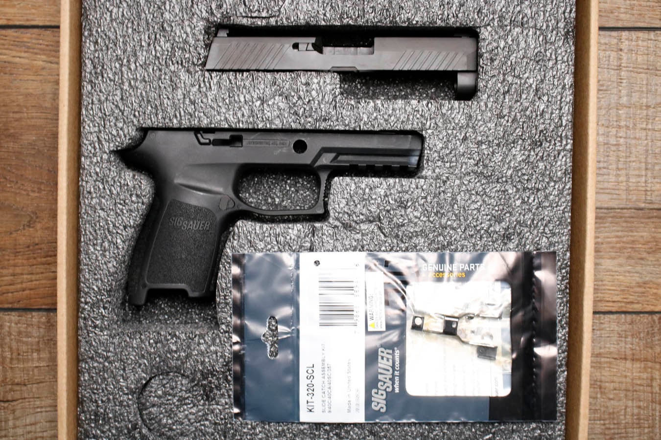Sig Sauer P320 Compact Cal X 9mm Police Trade-In Parts Kit