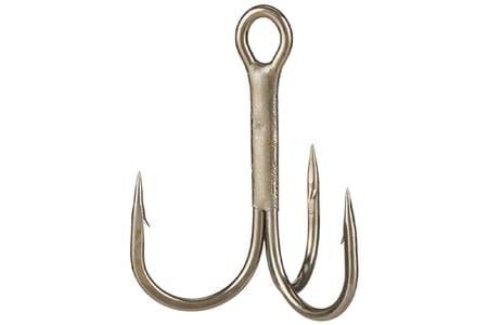 TREBLE HOOK ROUND BEND BRONZE LS PK