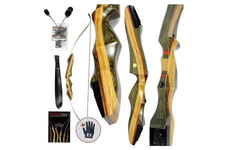 62` SPYDER TAKEDOWN RECURVE BOW - (25LB, RIGHT HAND)