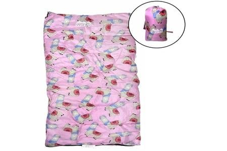 SLEEPING BAG RECTANGULAR POLYESTER COVER, POLY LINER, HOLLOW CORE FIBER INSULATI