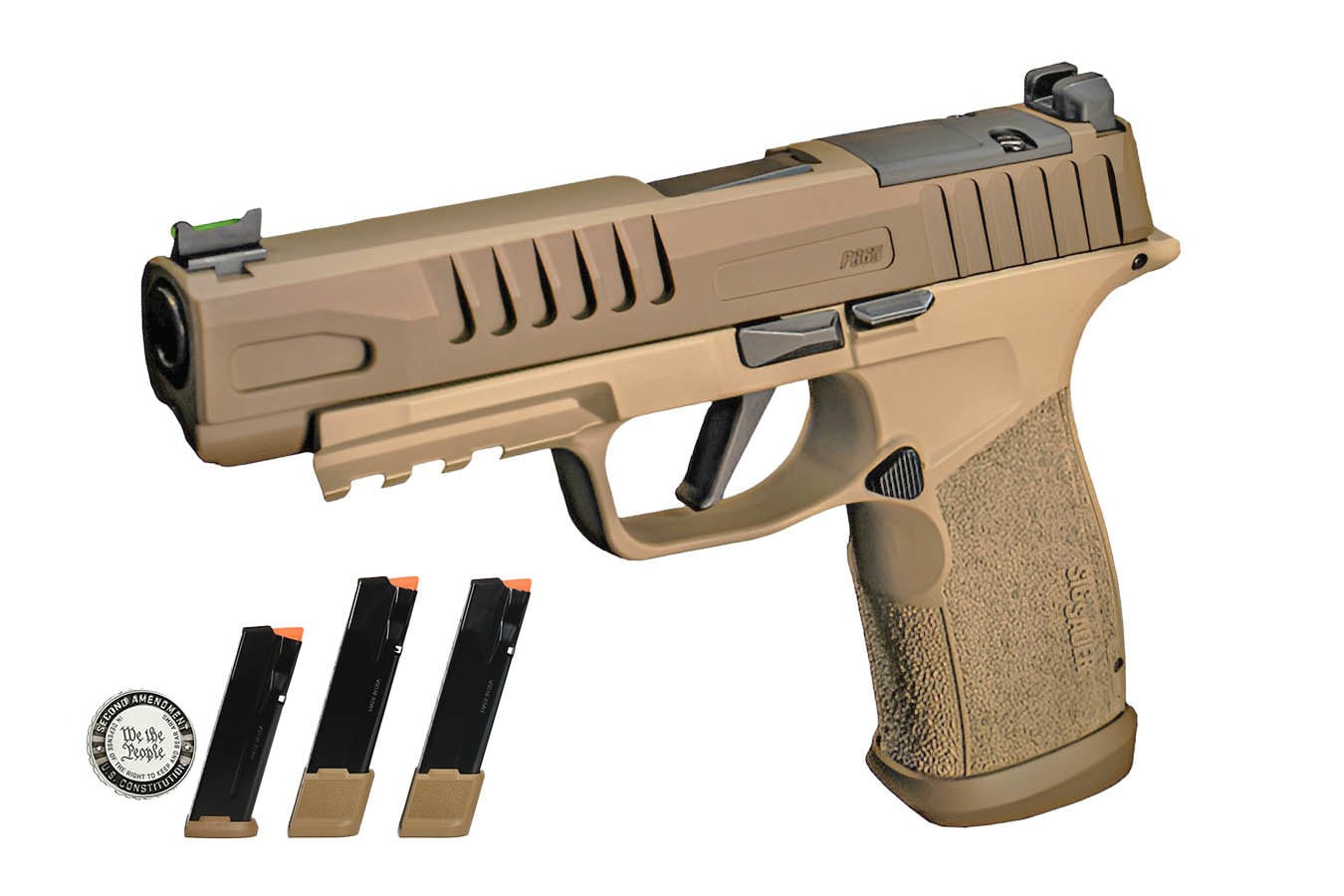 Sig Sauer P365 FUSE 9mm 2nd Amendment Exclusive Pistol with Four Magazines and Challenge Coin