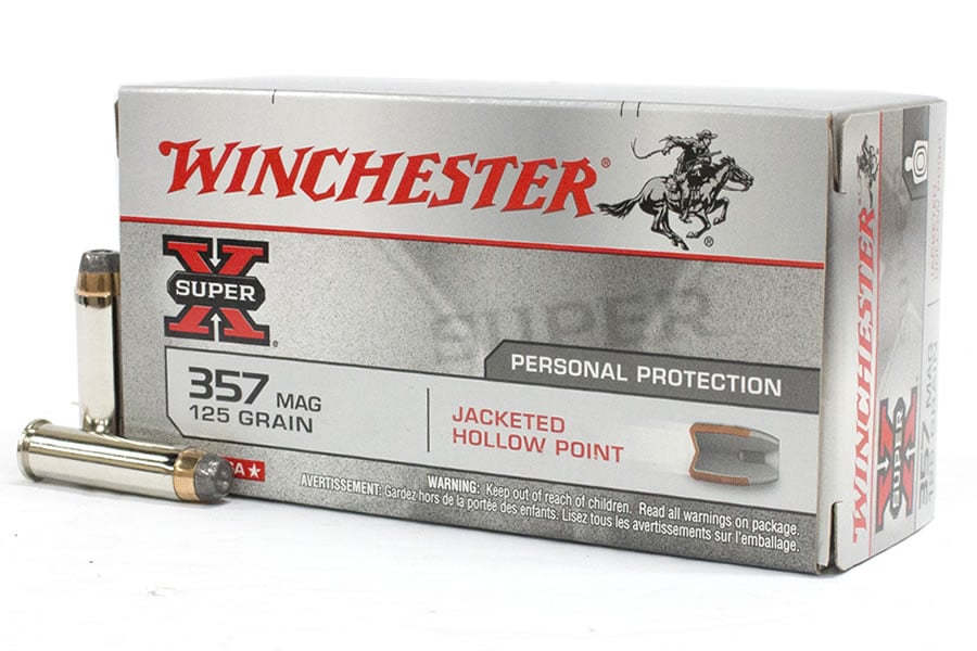 WINCHESTER AMMO 357 MAG 125 GR JHP SUPER-X