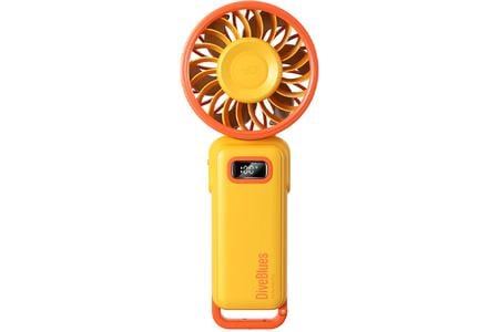 FANZY HANDHELD FAN ORAGNE