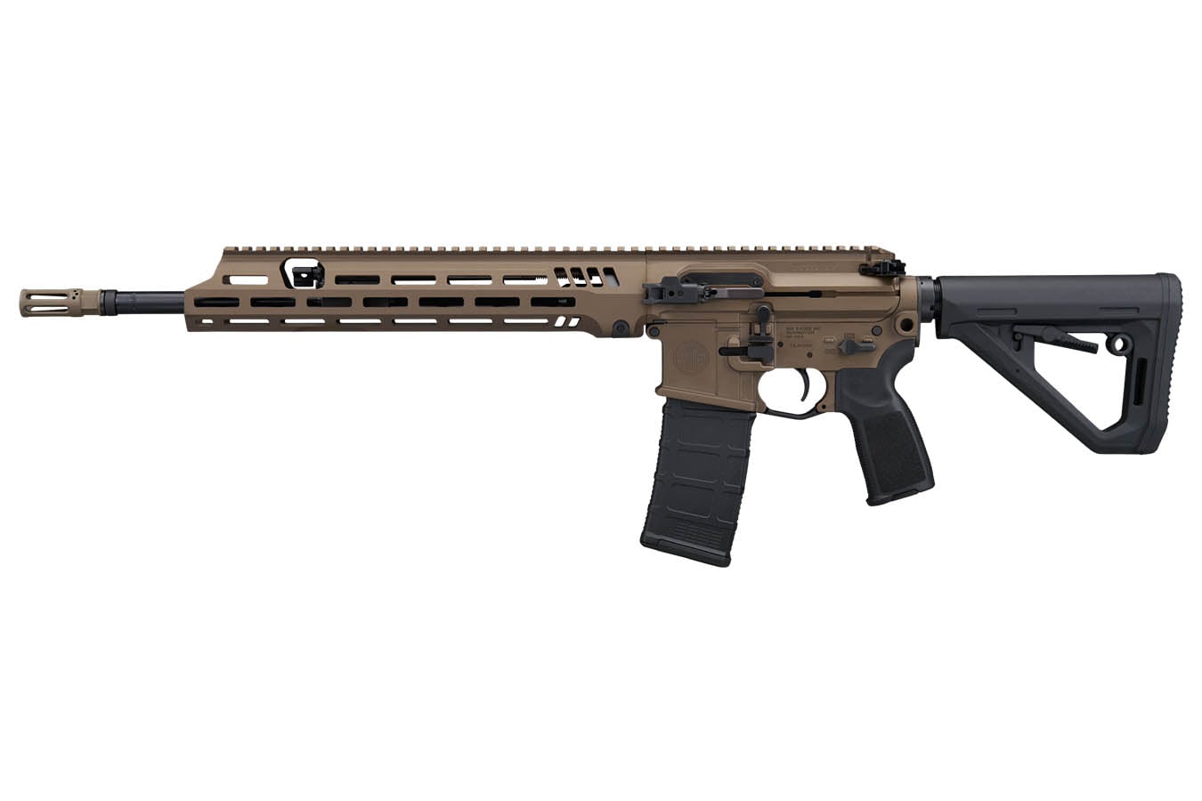 No. 8 Best Selling: SIG SAUER 516 G3 5.56 NATO 30+1 16` BLACK THREADED BARREL, BRONZE CERAKOTE ALUMINUM RECEIV