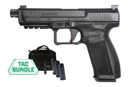 CANIK METE SFT TAC BUNDLE 3-18RD MAG 1-4.5` BRL 1-5` THREADED BRL W/ RANGE BAG