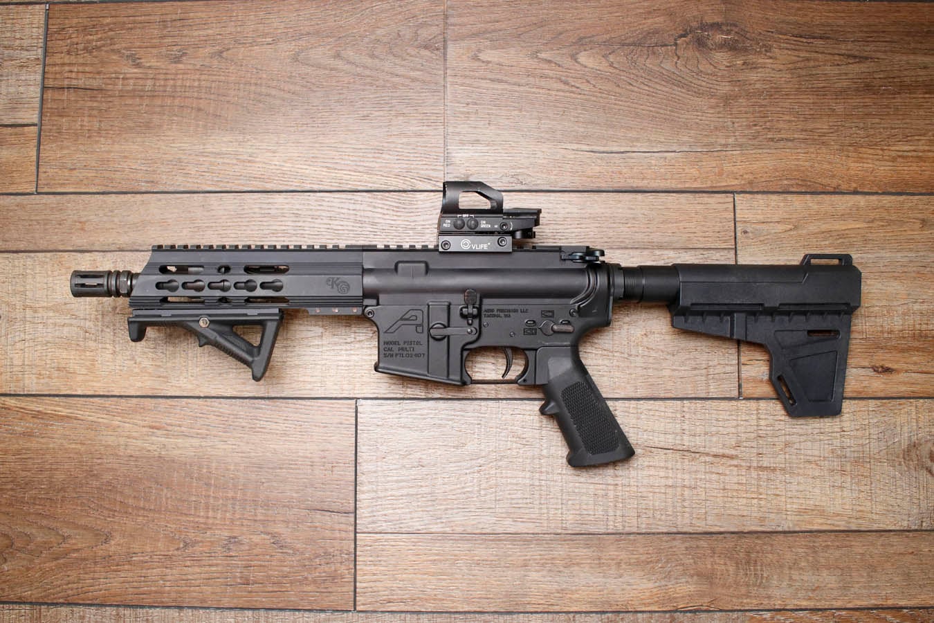 Aero Precision Inc 223/5.56mm Police Trade-In AR-15 Pistol with Red Dot (No Magazine)