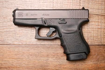 GLOCK 36 45 ACP USED