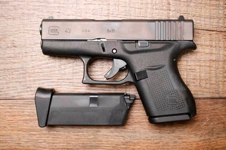 43 9MM US MADE POLICE TRADE-IN (GOOD) CONDITION