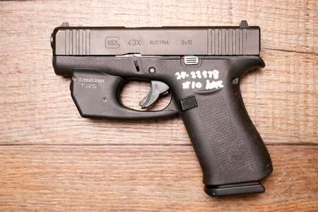 GLOCK 43X 9MM USED 