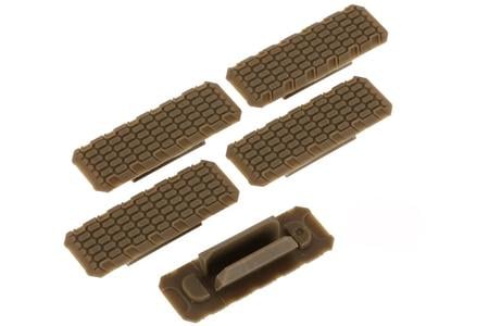 5PCS MLOK-COVER-V2 IN FDE