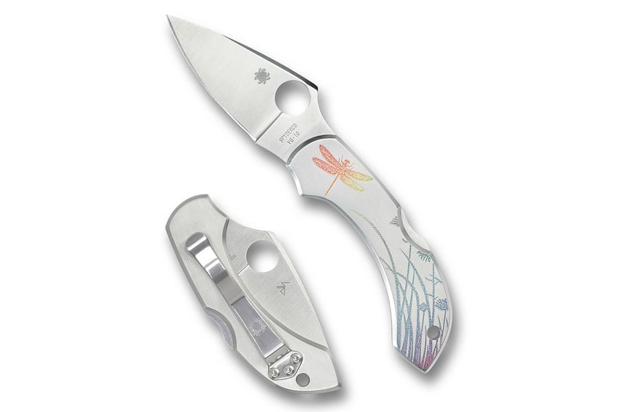 Spyderco Dragonfly Stainless Steel Tattoo Plain Edge