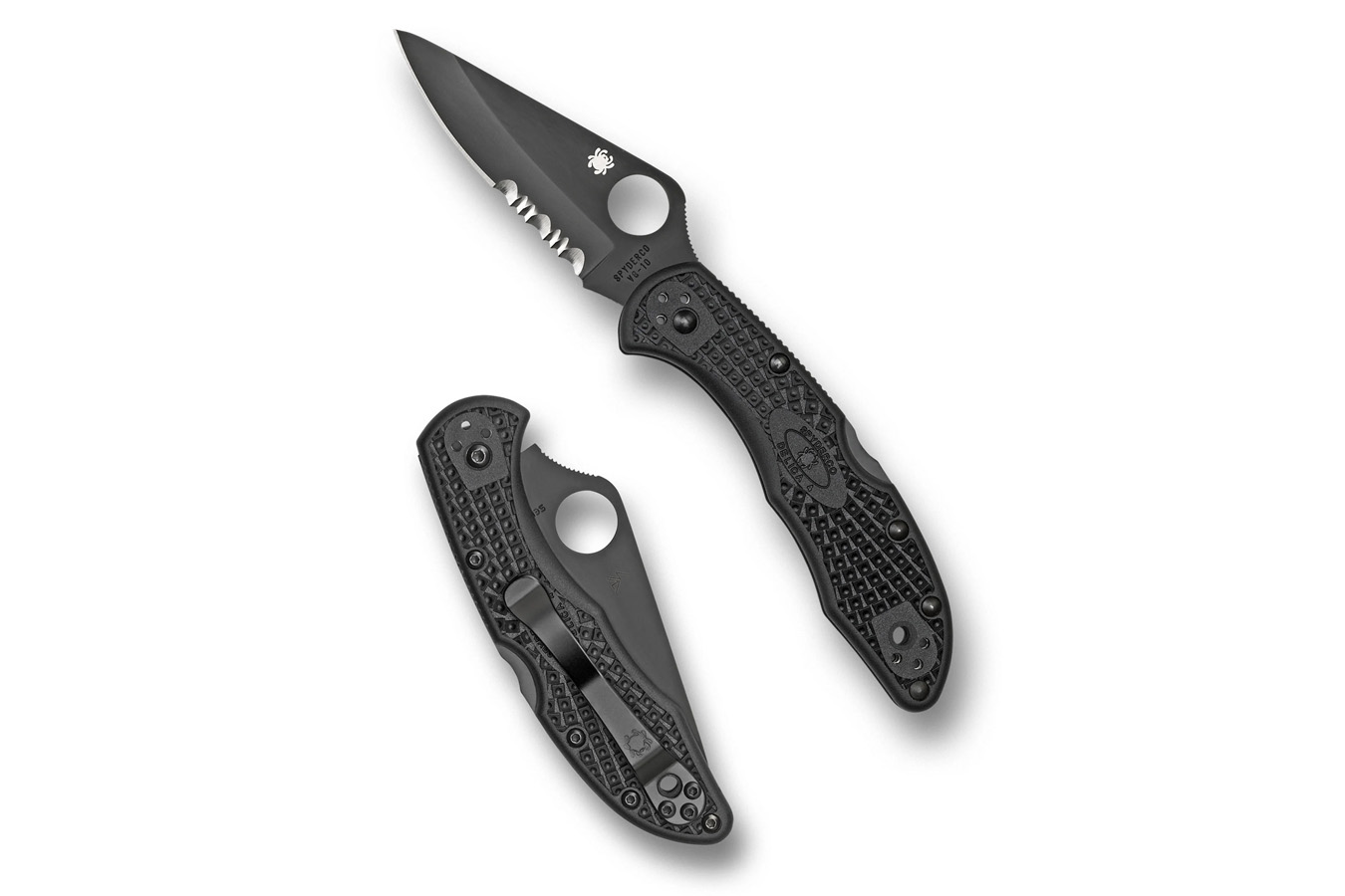 Spyderco Delica 4 Lightweight Black Serrated 