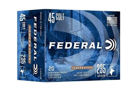 Federal 45 Colt 235gr JHP Power-Shok 20/Box
